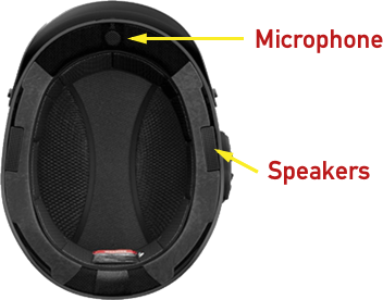 Sena Cavalry's brow microphone and integrated speakers work amazingly well