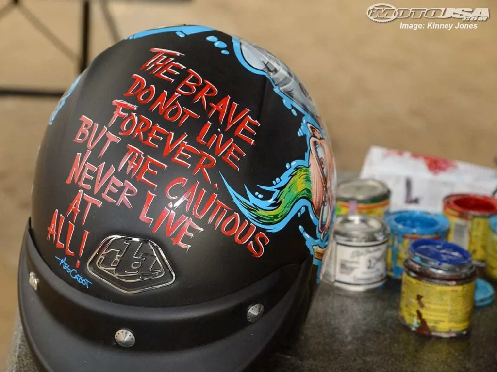 Customize a Motorcycle Helmet w o Ruining It