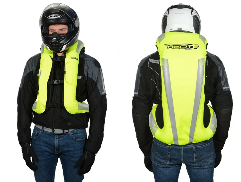 HELITE AIRBAG VEST IN HIGH VIZ YELLOW
