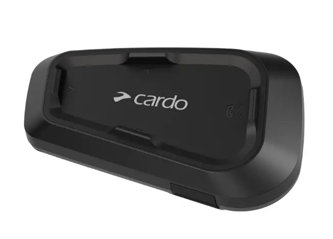 Cardo Systems Spirit Motorcycle Bluetooth Communication Headset - Black, Single Pack