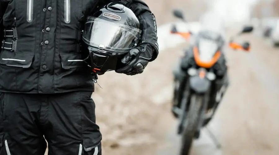 Winter motorcycle fashion jacket