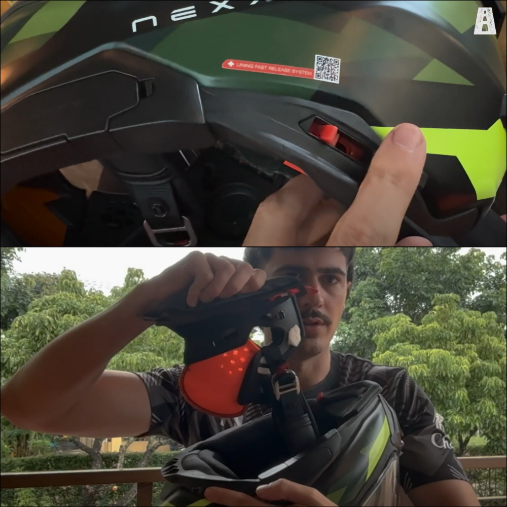 Demonstration of Emergency Quick-Release Cheek Pads