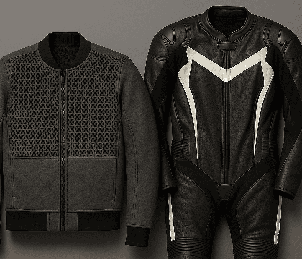 2 types of summer motorcycle jackets