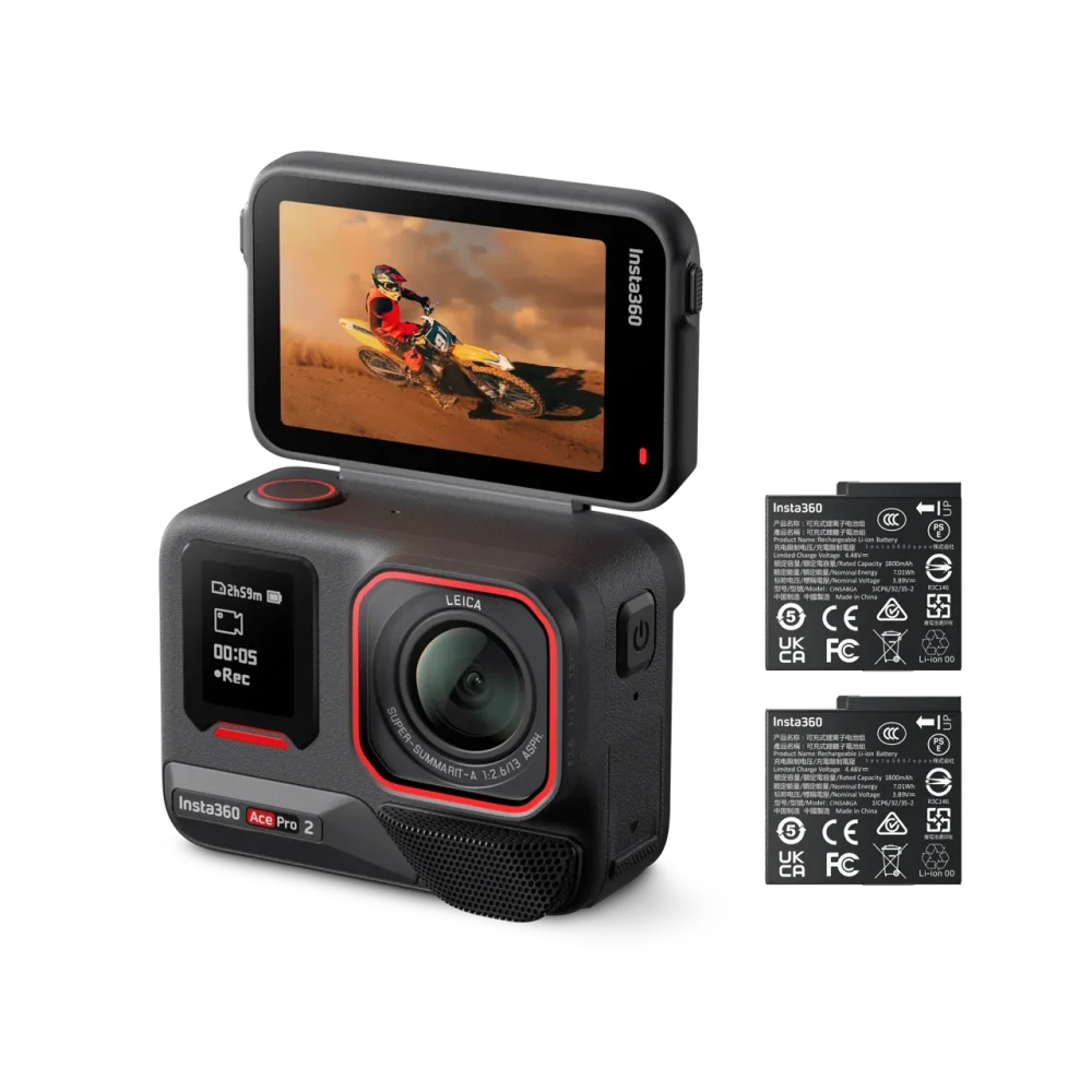 Insta360 Ace Pro 2 Motorcycle Camera Bundle