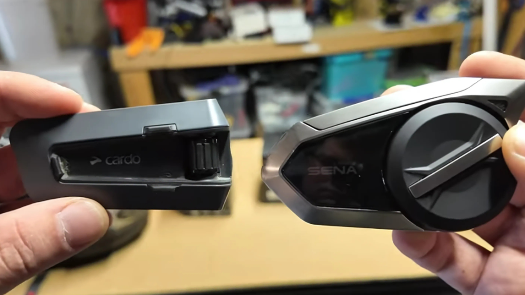 Sena 50S vs Cardo Packtalk Edge Communicator Comparison