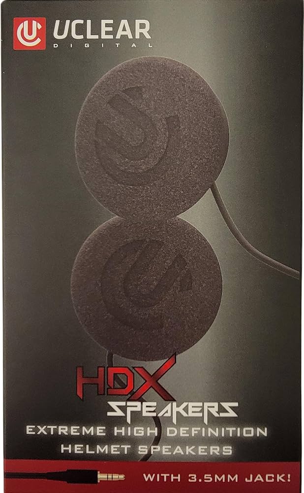 UClear Digital HDX 47mm Helmet Speakers