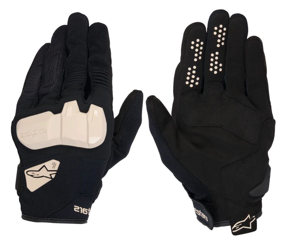 Alpinestars Chrome V2 lightweight urban motorcycle gloves front and palm view