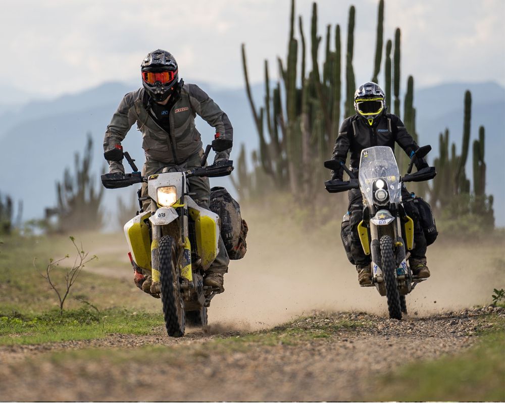 Klim Baja S4 jacket airflow performance tested in desert adventure riding conditions.