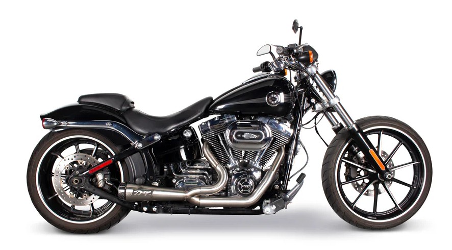 Harley Softail with Two Brothers Racing Comp-S 2-into-1 exhaust system