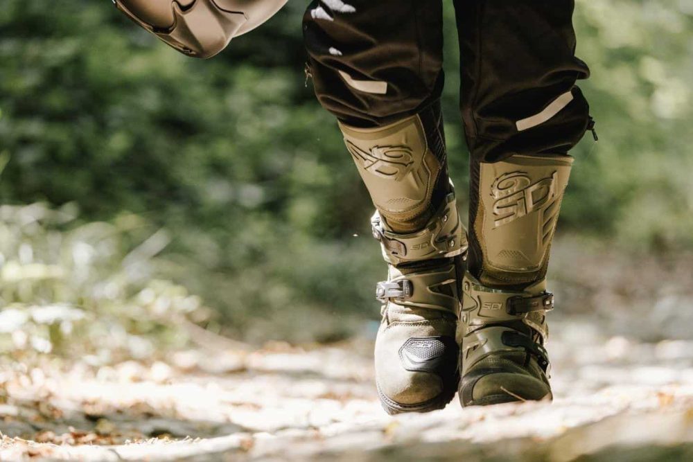 SIDI Adventure 2 Gore-Tex Boots with tall waterproof gaiter, rugged sole, and protective touring design