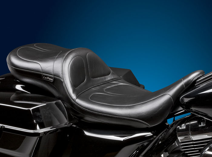 Le Pera Maverick Daddy Long Legs seat for Harley Touring—built for tall riders seeking comfort and extra legroom on long rides