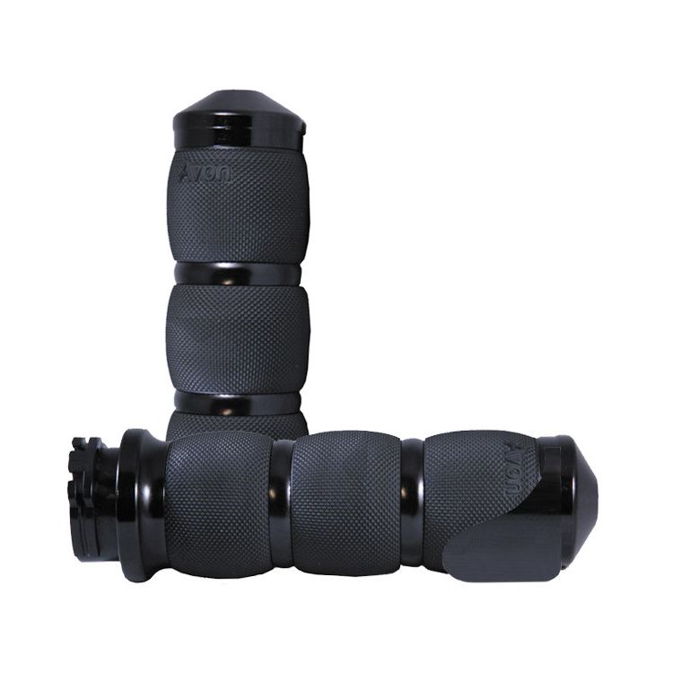 Avon Air Cushion Smooth Grips With Boss Throttle Assist For Harley