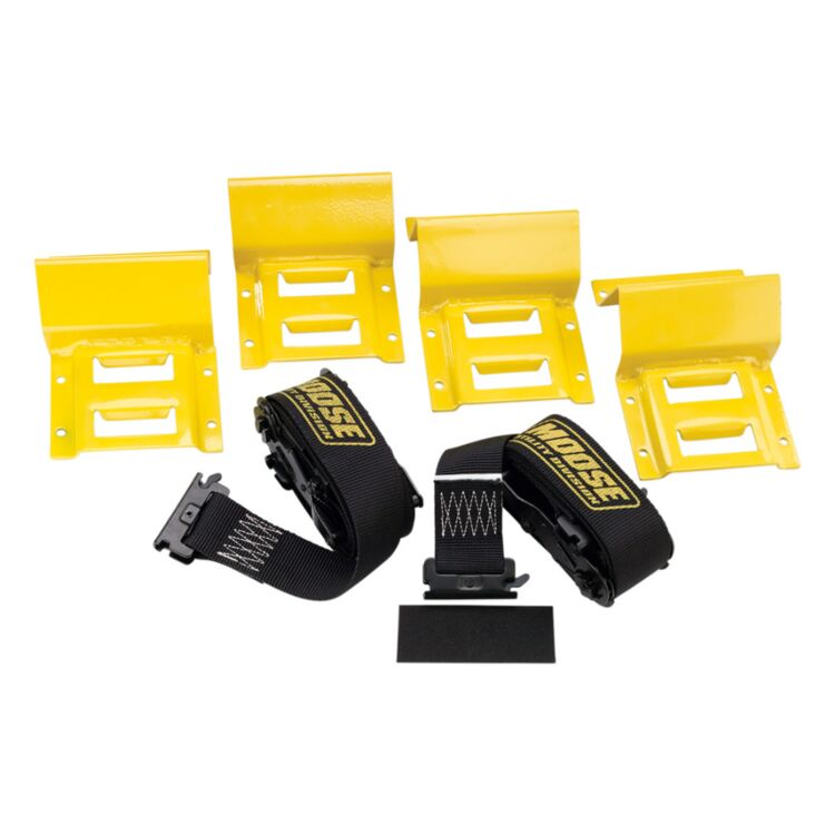 Moose Racing Wheel Chock and Tie-Down Strap Kit