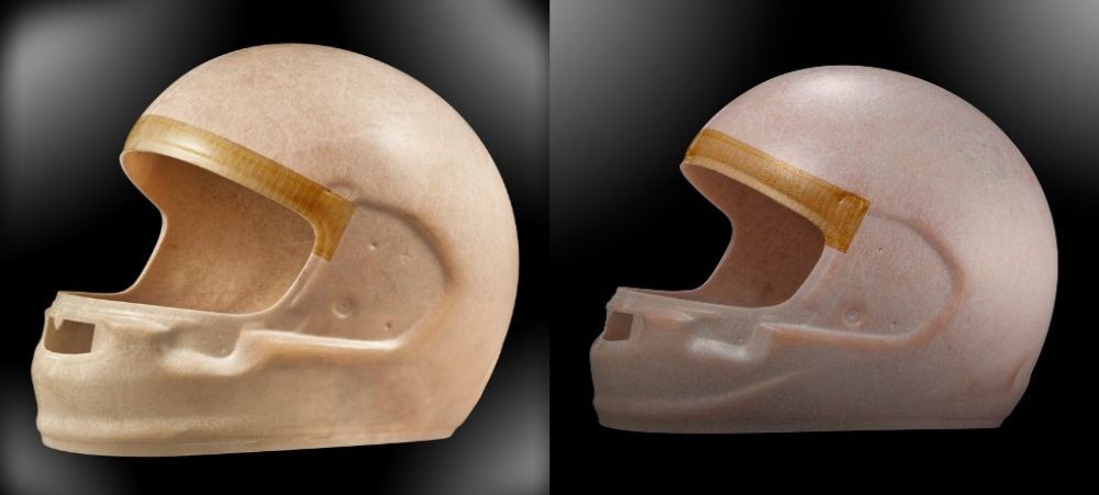 Comparison of Arai PB-cLc shell (Regent-X) and PB-cLc2 shell (Contour-X) construction materials