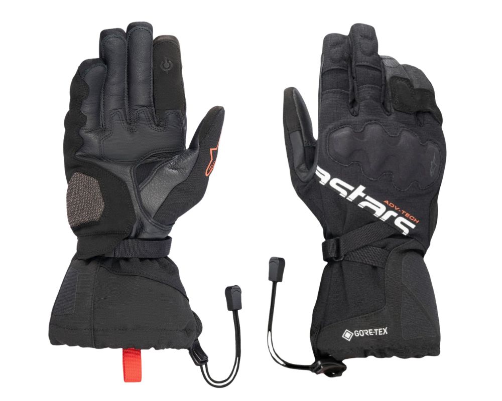 Alpinestars XT-5 Gore-Tex waterproof adventure motorcycle gloves with lightweight gauntlet cuff