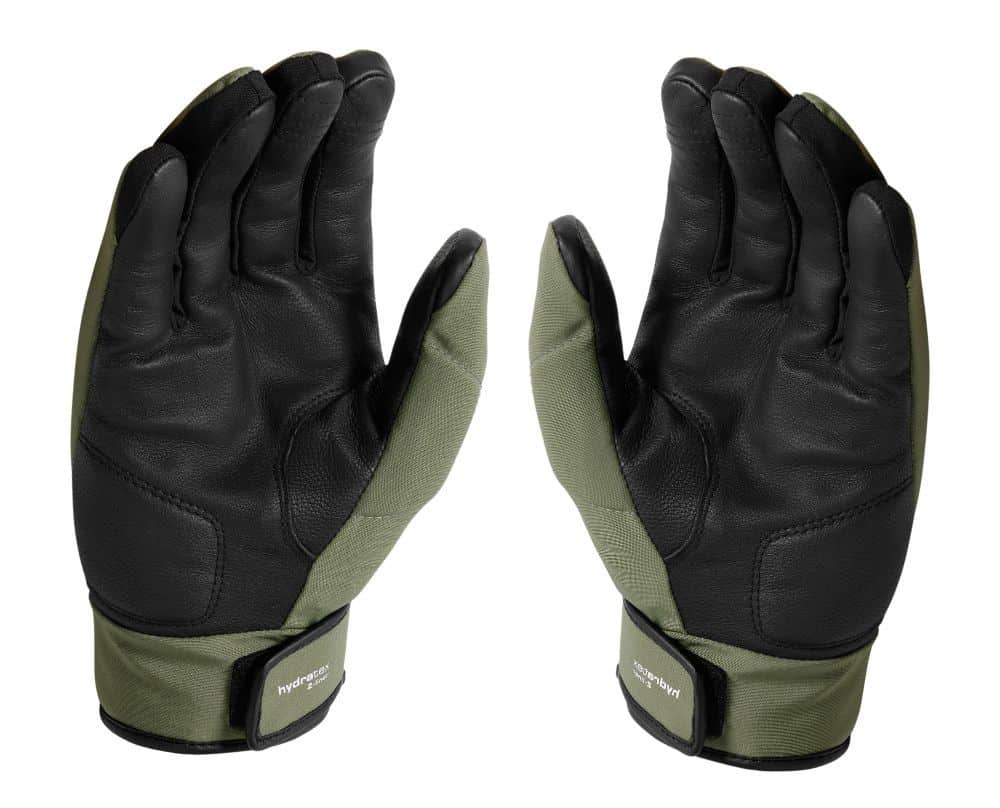 REV'IT! Cassini H2O waterproof motorcycle gloves with leather palm and textile back