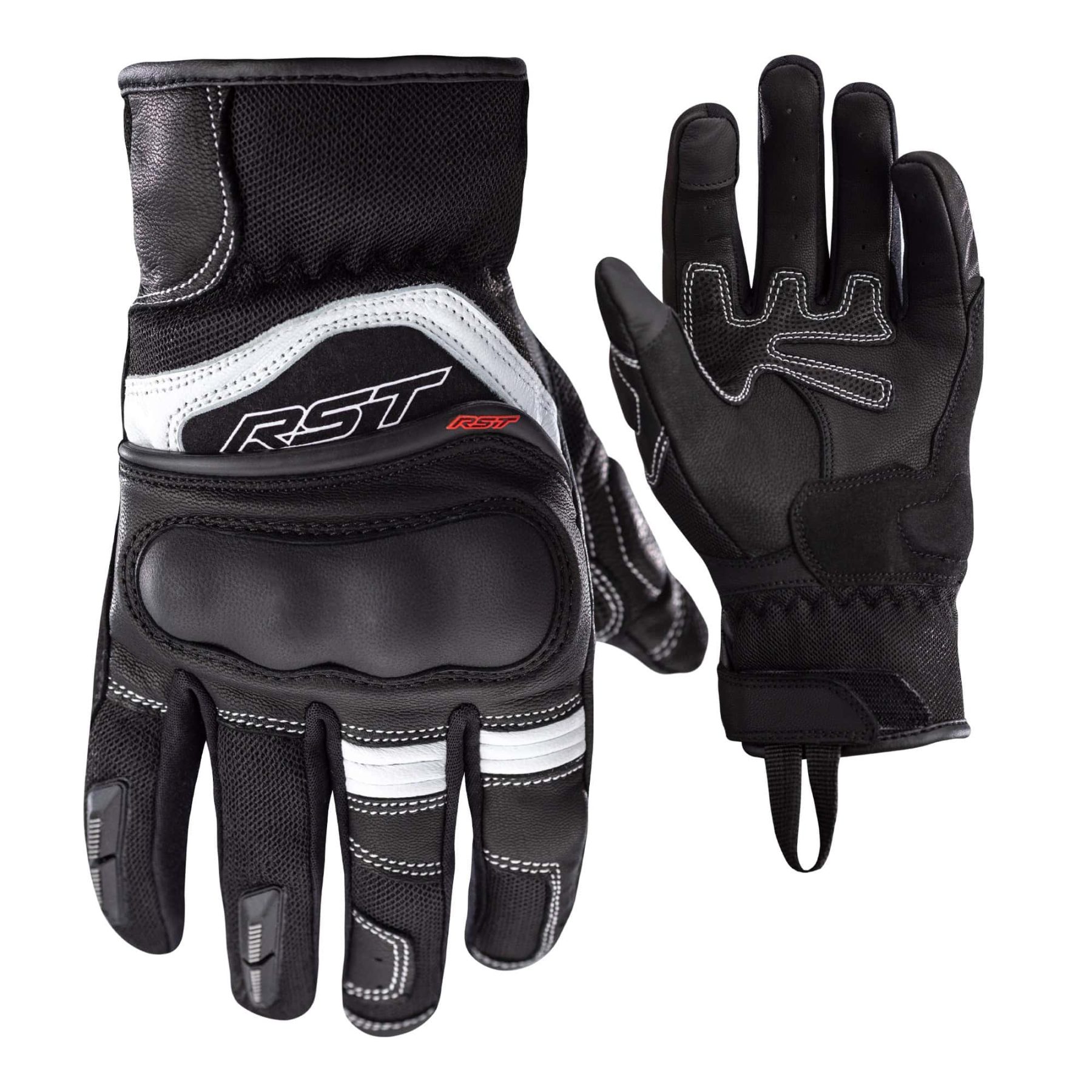 RST Moto Urban Air 3 Mesh motorcycle gloves with mesh panels, TPU knuckle armor, and leather palm reinforcement