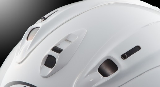 Arai Corsair-X helmet top vents with Type 12 diffusers and IC Duct-5 airflow system
