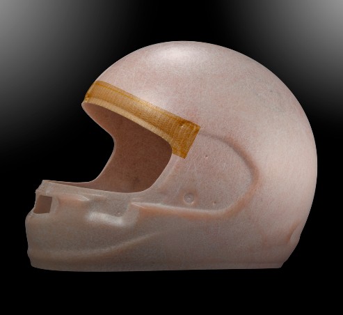 Arai Contour-X PB-cLc2 helmet shell construction with lightweight resin-based composite design