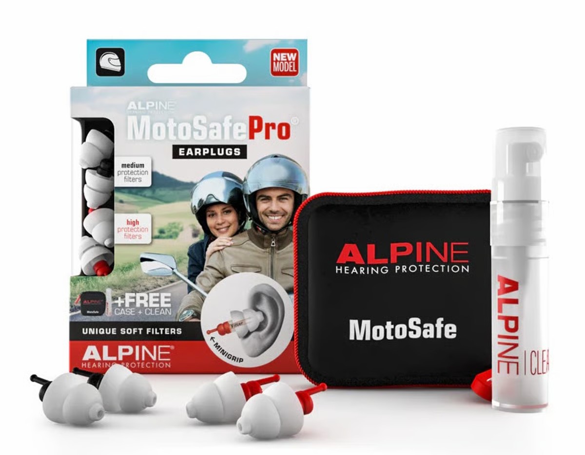 Alpine Hearing Protection MotosafePro Earplugs Dual Pack